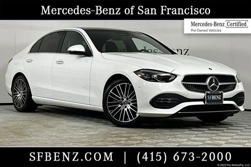 Polar White 2023 Mercedes-Benz C-Class C 300