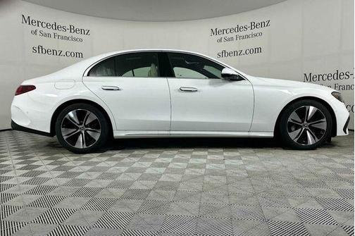 Moonlight White 2026 Mercedes-Benz E-Class E 450 4MATIC