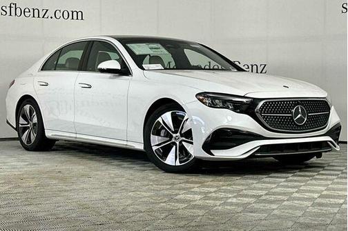 Moonlight White 2026 Mercedes-Benz E-Class E 450 4MATIC