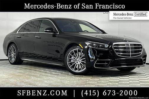 Black 2026 Mercedes-Benz S-Class S 580e 4MATIC