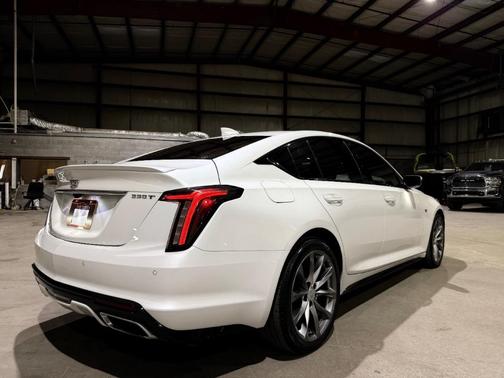 Crystal White Tri-Coat 2021 Cadillac CT5 Sport AWD