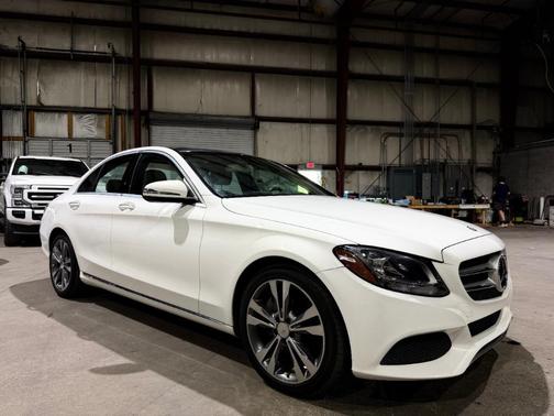 Polar White 2016 Mercedes-Benz C-Class C 300 Sport