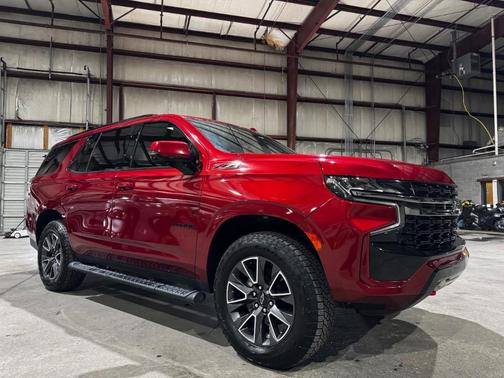Maroon 2021 Chevrolet Tahoe Z71 SUV
