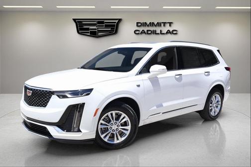 Crystal White Tricoat 2025 Cadillac XT6 Luxury FWD