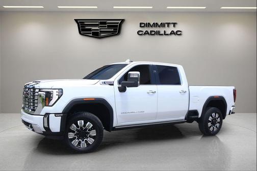 White Frost Tricoat 2024 GMC Sierra 3500 Denali