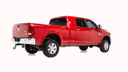 Red 2012 RAM 3500 Laramie 4x4 4dr Mega Cab 6.3 ft. SB SRW Pickup
