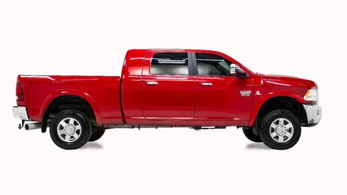Red 2012 RAM 3500 Laramie 4x4 4dr Mega Cab 6.3 ft. SB SRW Pickup