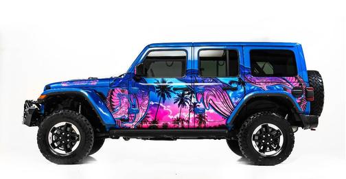Blue 2021 Jeep Wrangler Unlimited Rubicon