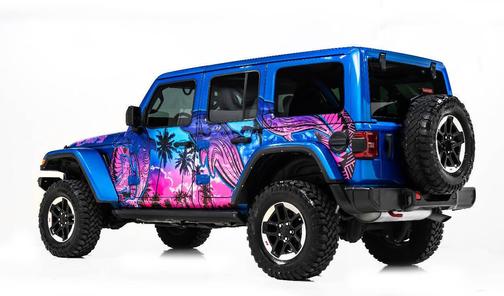 Blue 2021 Jeep Wrangler Unlimited Rubicon