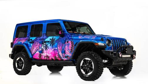 Blue 2021 Jeep Wrangler Unlimited Rubicon