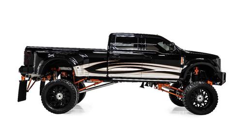 Black 2017 Ford F-350 Platinum