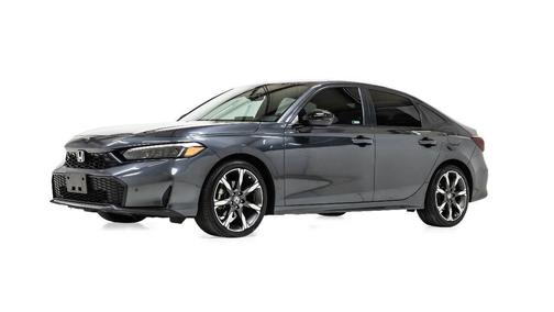 Gray 2025 Honda Civic Hybrid Sport Touring