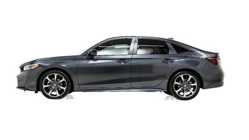 Gray 2025 Honda Civic Hybrid Sport Touring