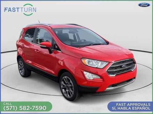 Red 2020 Ford EcoSport Titanium
