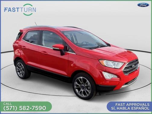 Red 2020 Ford EcoSport Titanium