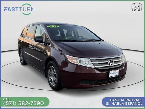 Dark Cherry Pearl 2011 Honda Odyssey EX-L