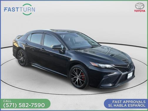 Midnight Black Metallic 2023 Toyota Camry SE