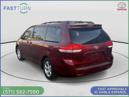 Burgundy 2011 Toyota Sienna LE