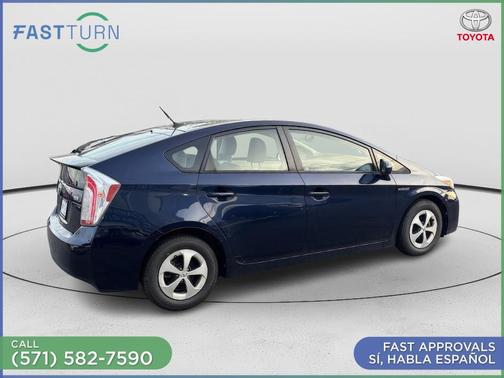 Nautical Blue Metallic 2015 Toyota Prius Two