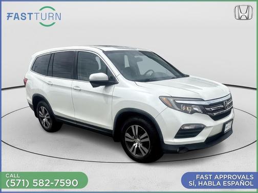 White 2016 Honda Pilot EX-L