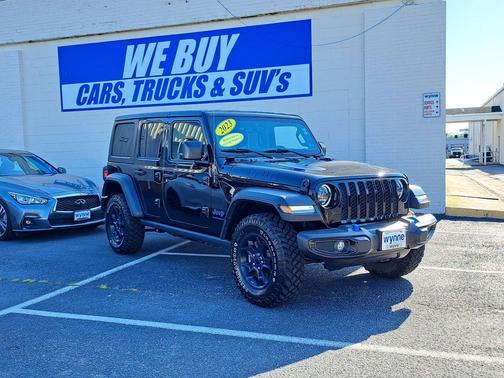 Black Clearcoat 2023 Jeep Wrangler 4xe Willys