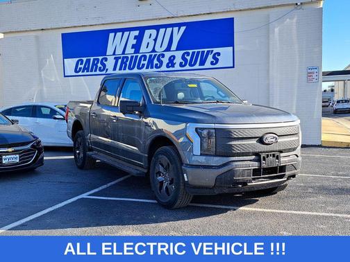 CARBONIZED GRAY METALLIC 2025 Ford F-150 Lightning Flash