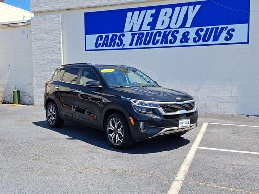 Cherry Black 2021 Kia Seltos SX Turbo