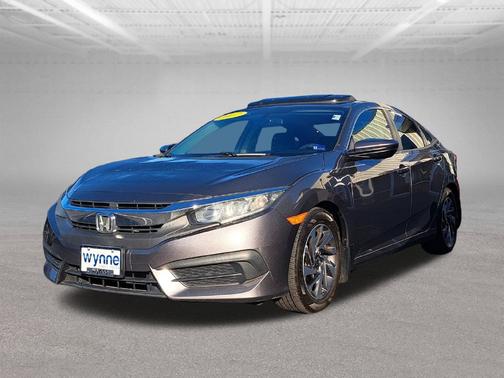 Modern Steel Metallic 2017 Honda Civic EX