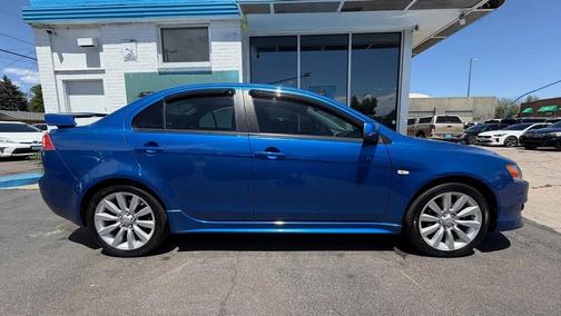 Octane Blue Pearl 2009 Mitsubishi Lancer GTS