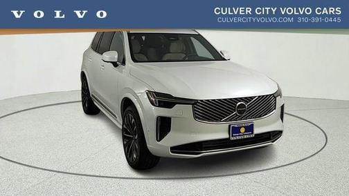 Crystal White Pearl 2026 Volvo XC90 Plug-In Hybrid T8 Plus 6-Seater