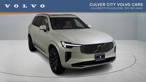 Crystal White Pearl 2026 Volvo XC90 Plug-In Hybrid T8 Plus 7-Seater SUV