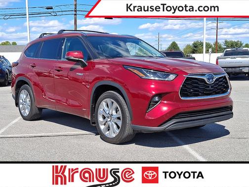 RUBY FLARE PEARL 2021 Toyota Highlander Hybrid Limited
