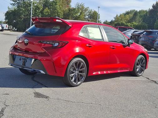 Finish Line Red 2026 Toyota Corolla Hatchback XSE