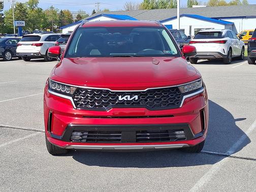 Runway Red 2023 Kia Sorento Hybrid EX
