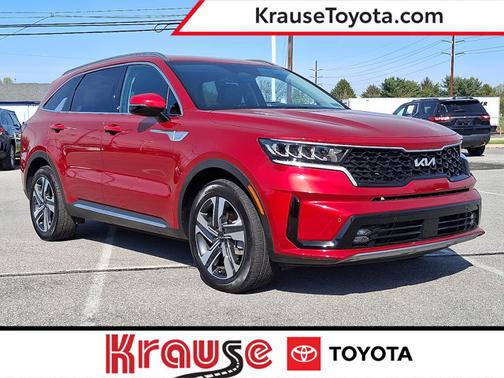 Runway Red 2023 Kia Sorento Hybrid EX