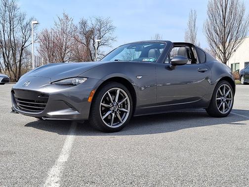 Machine Gray Metallic 2023 Mazda MX-5 Miata RF Grand Touring