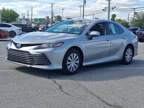 CELESTIAL SILVER 2021 Toyota Camry Hybrid LE