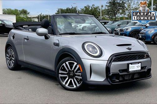 Silver 2023 MINI Convertible Cooper S