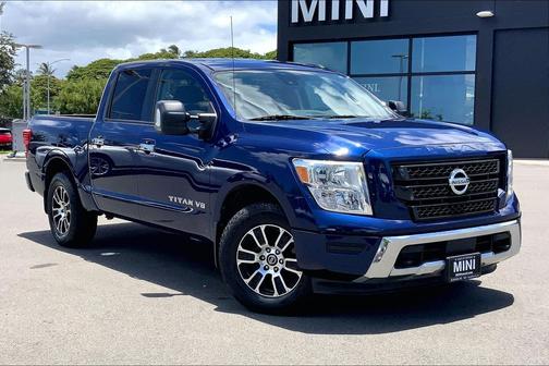 Deep Blue Pearl 2020 Nissan Titan SV