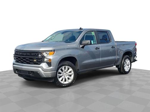 Gray 2024 Chevrolet Silverado 1500 Custom