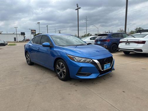 Electric Blue Metallic 2022 Nissan Sentra SV