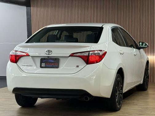 Super White 2014 Toyota Corolla S Plus