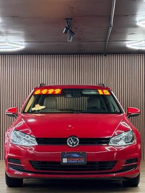 Tornado Red 2015 Volkswagen Golf SportWagen TSI S 4-Door
