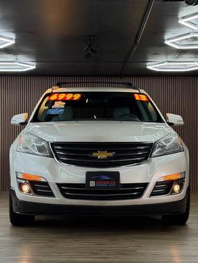 White Diamond Tricoat 2013 Chevrolet Traverse LTZ