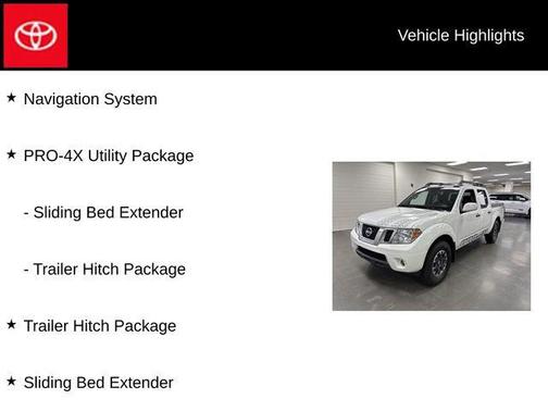 Glacier White 2020 Nissan Frontier PRO-4X