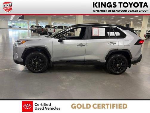 Midnight Black Metallic 2025 Toyota RAV4 Hybrid SE