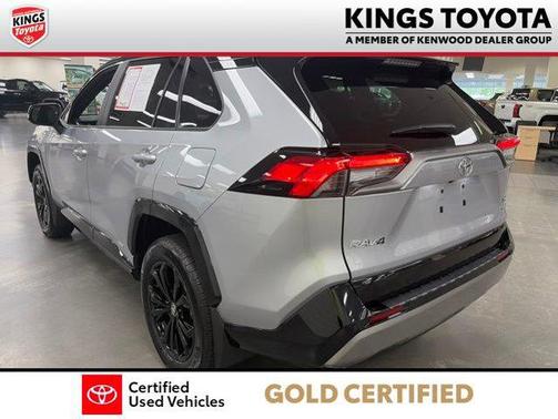Midnight Black Metallic 2025 Toyota RAV4 Hybrid SE