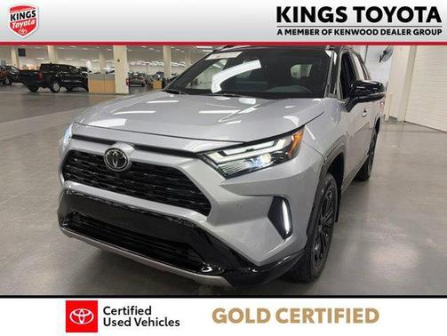Midnight Black Metallic 2025 Toyota RAV4 Hybrid SE