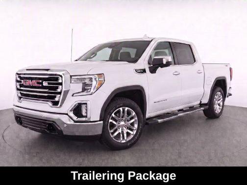 Summit White 2019 GMC Sierra 1500 SLT
