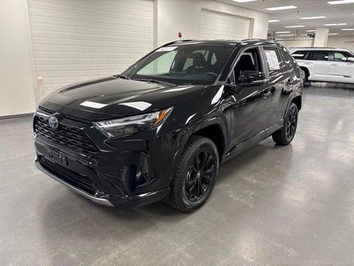 Midnight Black Metallic 2024 Toyota RAV4 Hybrid SE